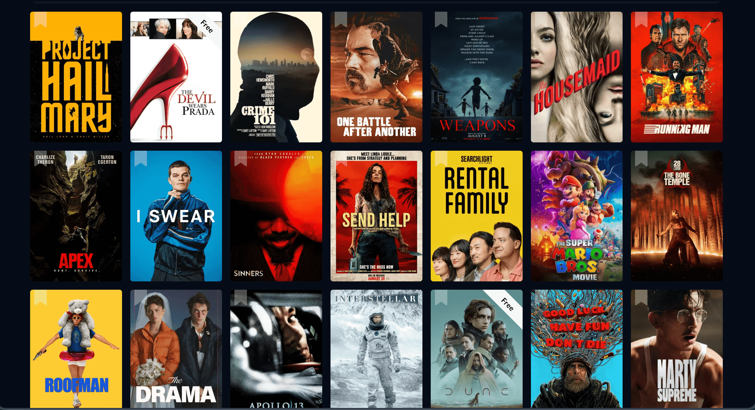 Hypertube movie streaming screenshot